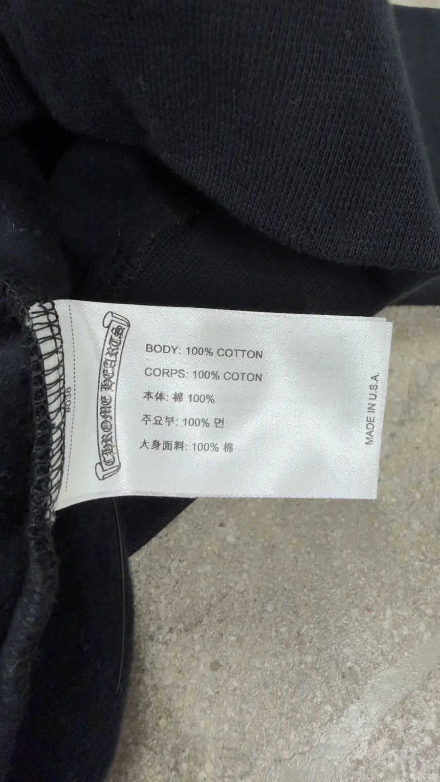Cannes Exclusive Black Fleur Horseshoe Hoodie