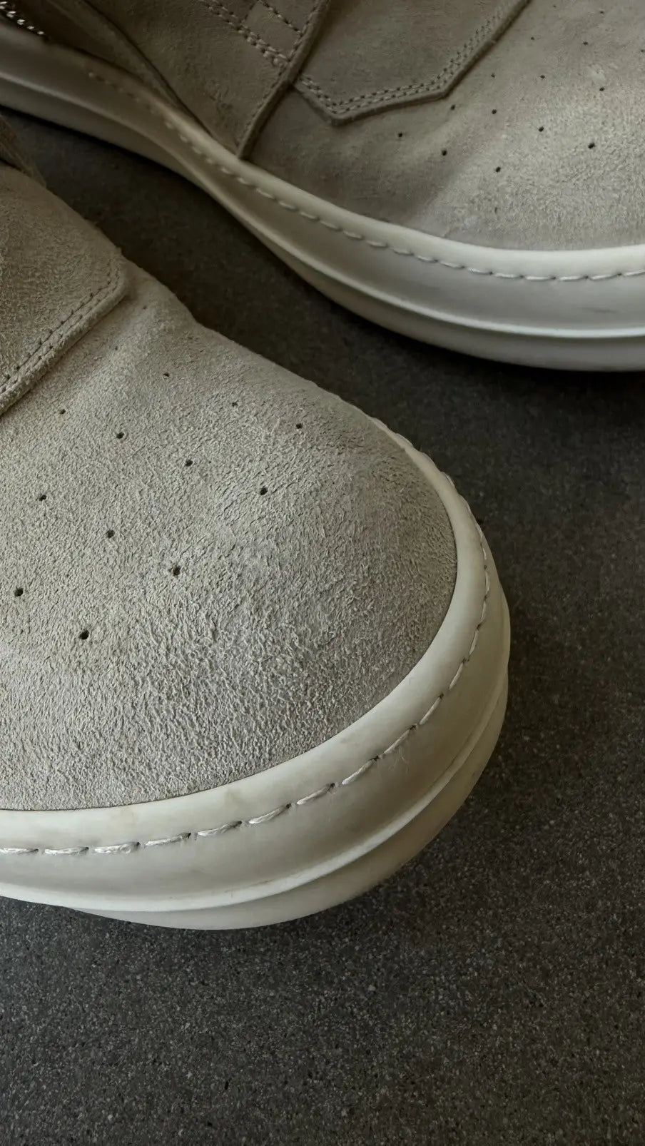Chrome Hearts Rick Owens Geobasket Cream
