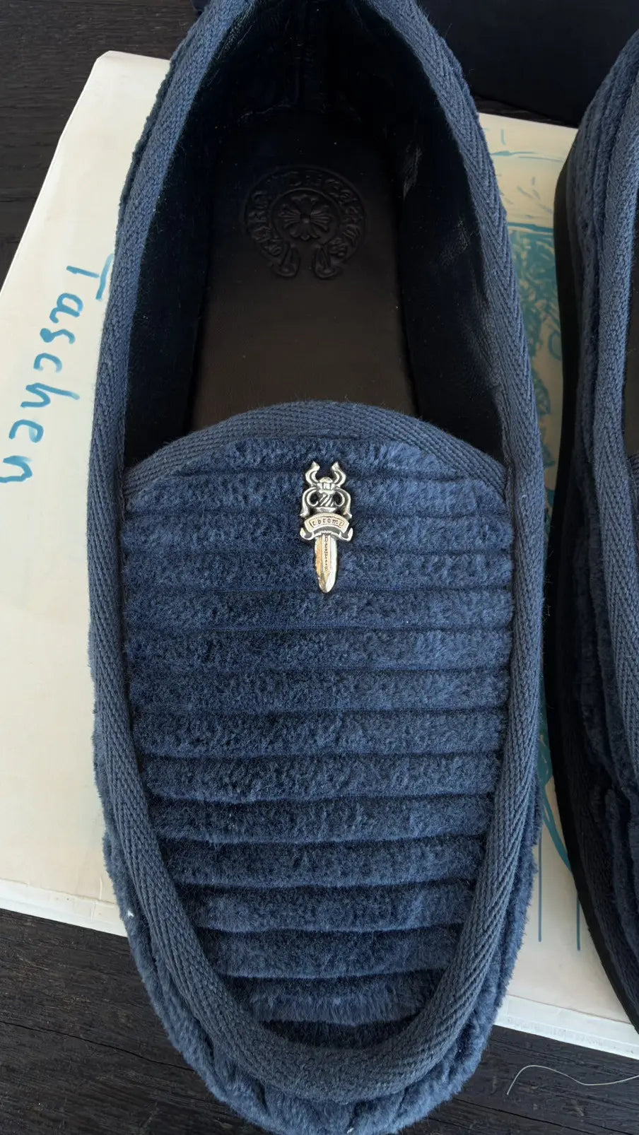 Chrome Hearts Dagger Slippers Size 10 Chrome Hearts
