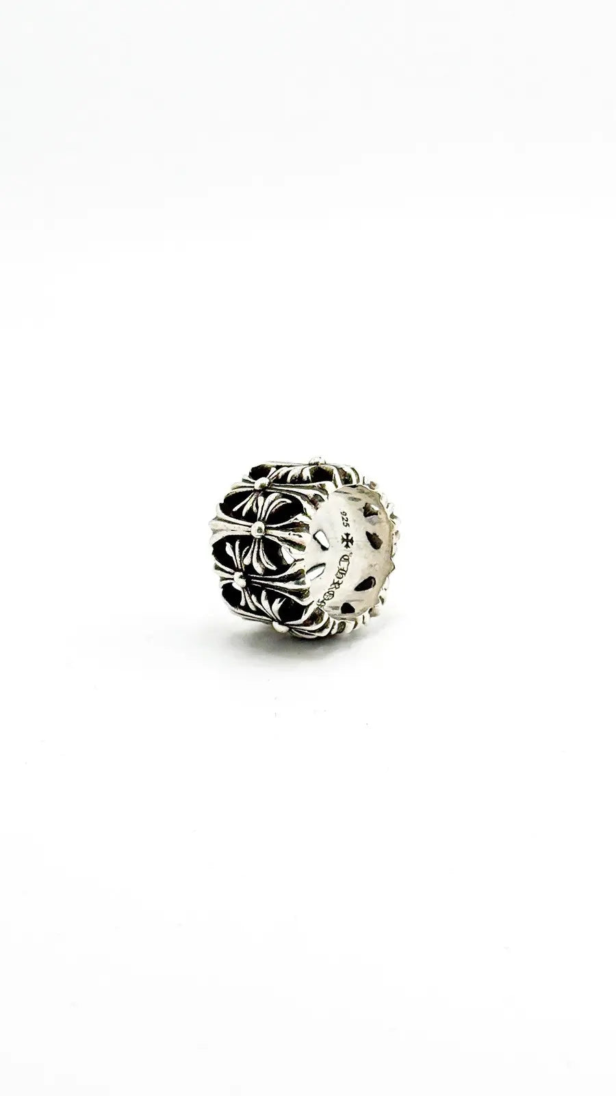 Chrome Hearts Sterling Silver Cemetery Ring Size 9.5
