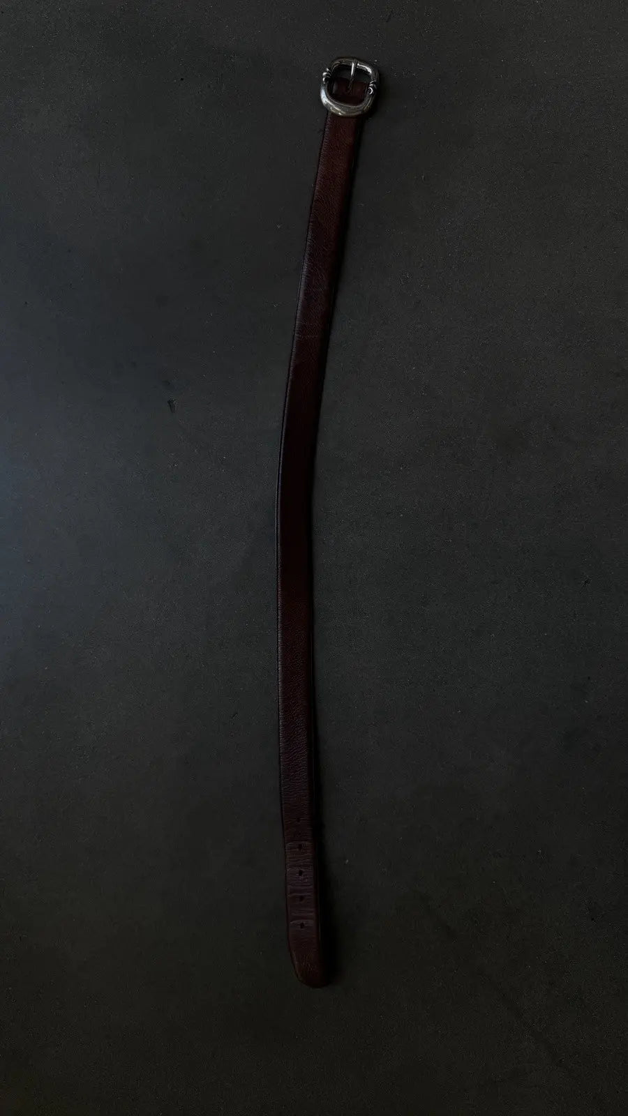 Chrome Hearts Brown Leather Gunslinger Belt