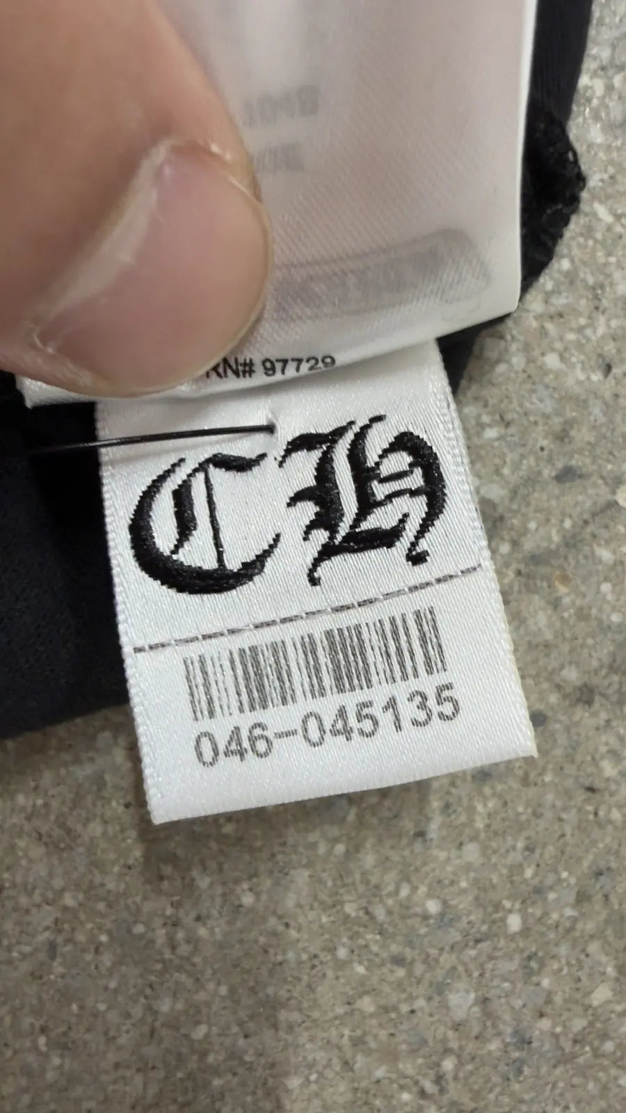 Chrome Hearts Neck Logo T-Shirt Black