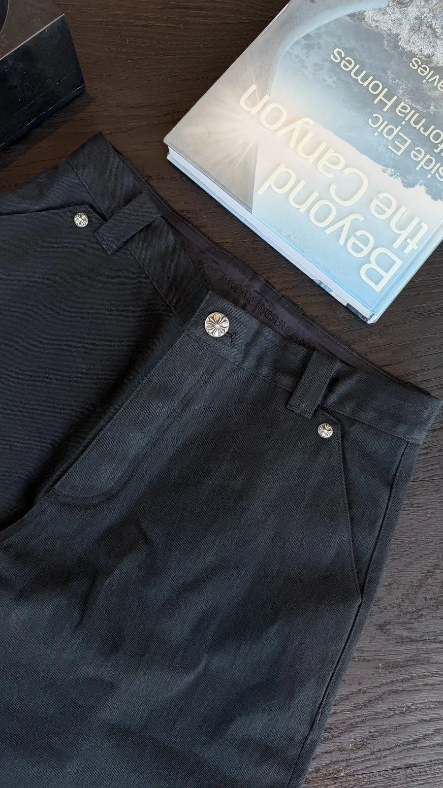 Chrome Hearts "KS" Cropped Jeans Size 34 Chrome Hearts