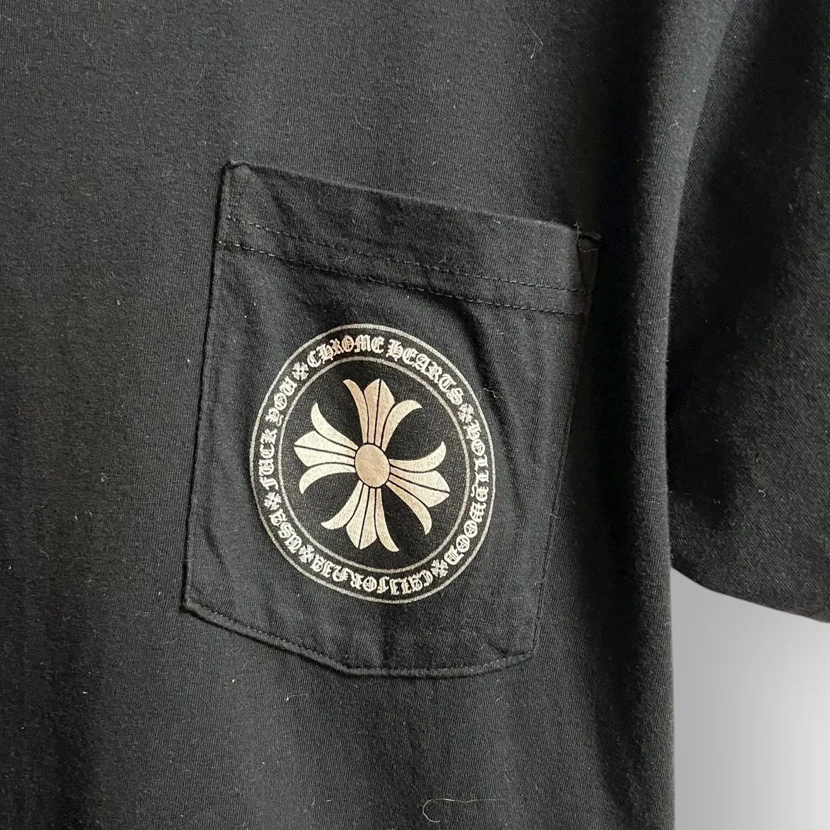 2010s Chrome Hearts Seal Cross Logo Tee