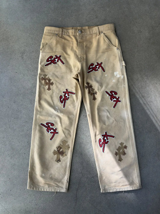 Chrome Hearts Sex Records Carpenter Pants