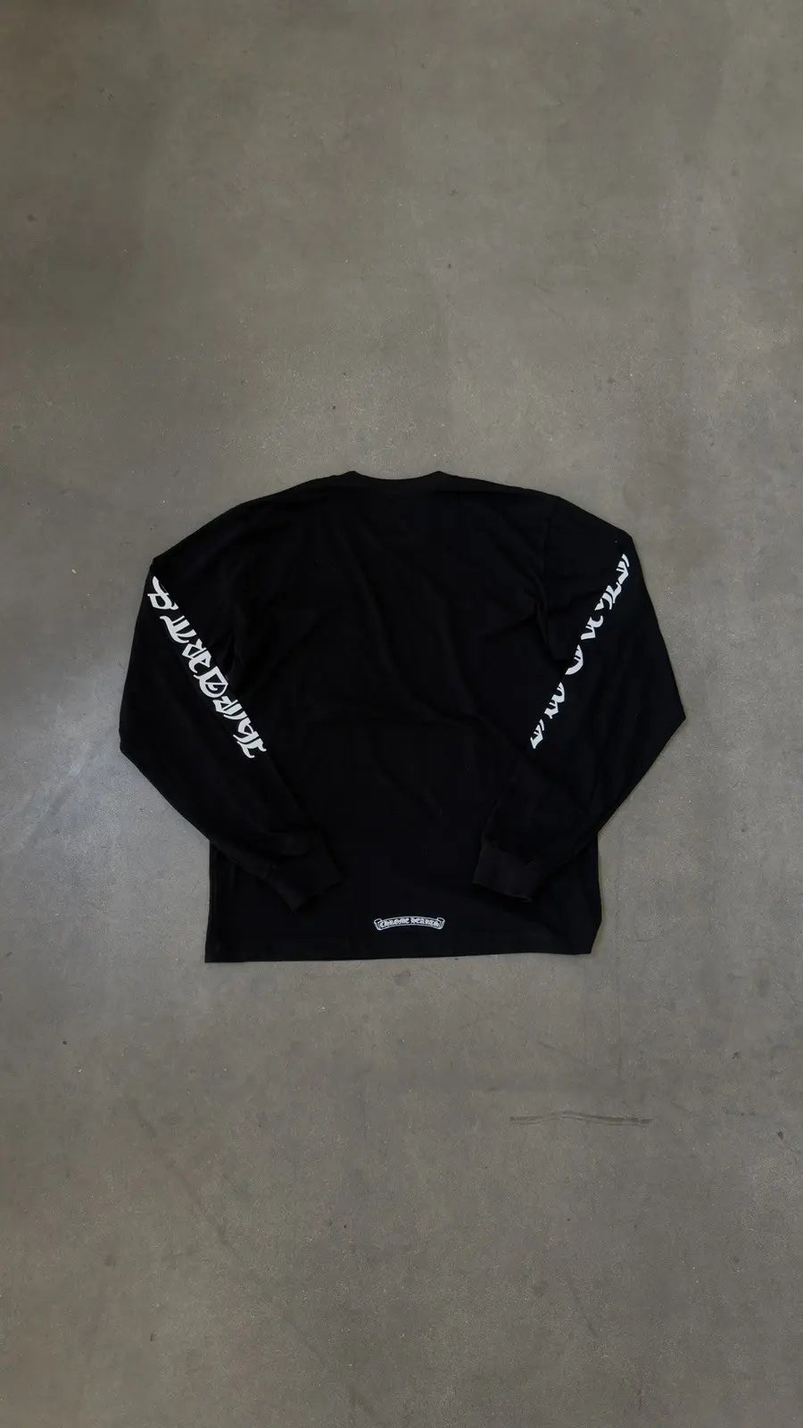 Chrome Hearts Collar Logo Long Sleeve T-Shirt