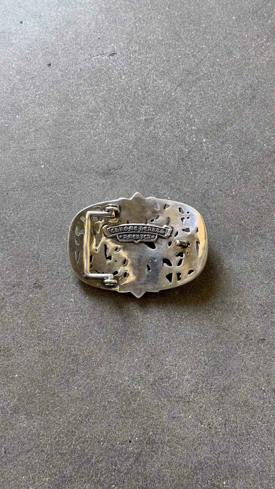 Chrome Hearts Cemetery Cross Belt Buckle
