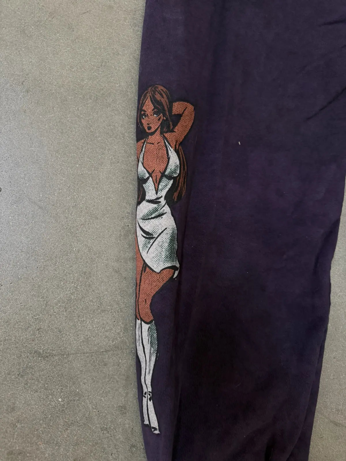 Chrome Hearts Deadly Doll Sweat Pants Purple