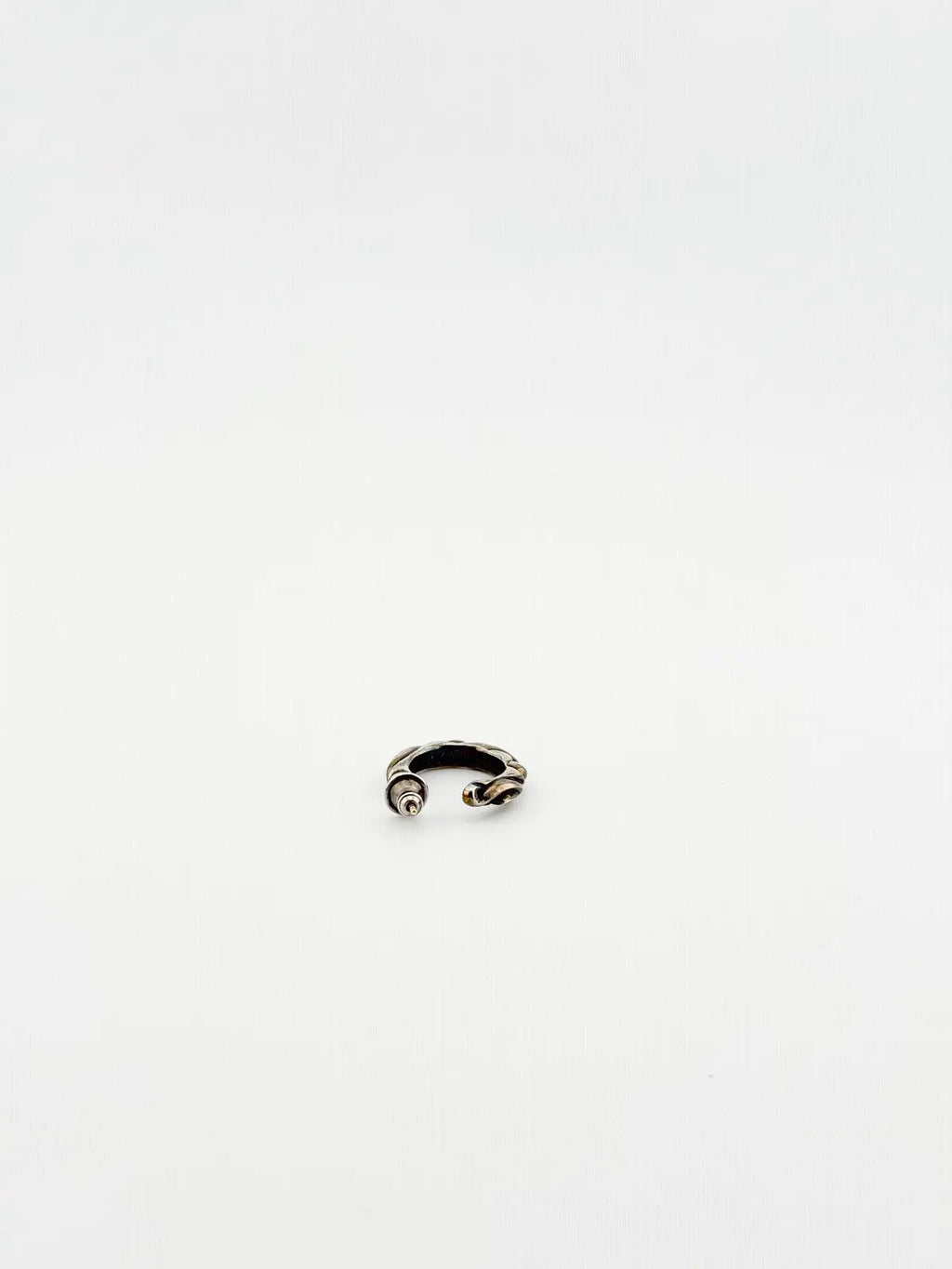 Chrome Hearts Scroll Hoop Earring