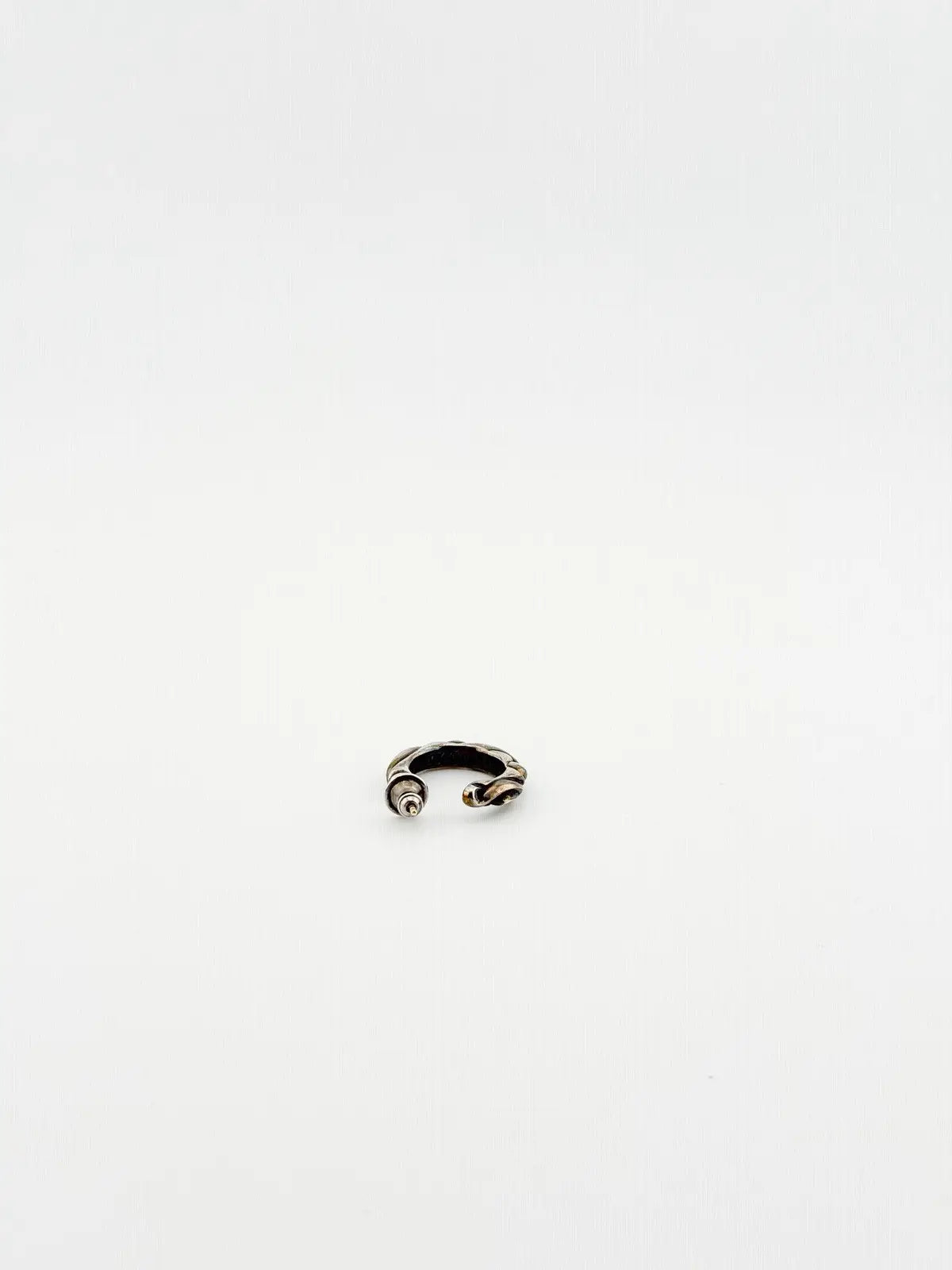 Chrome Hearts Scroll Hoop Earring