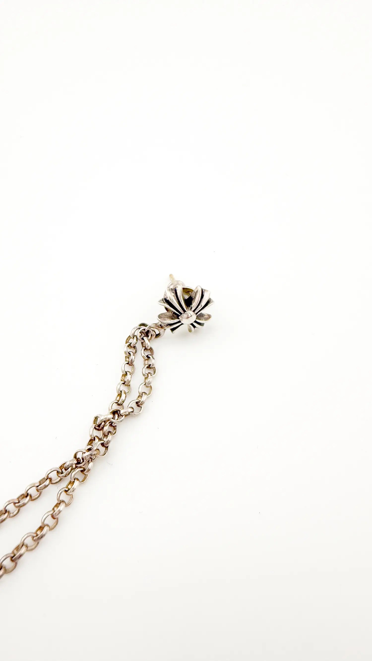 Chrome Hearts CH Plus Post Dice Left Side Earring