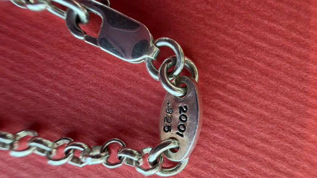 Chrome Hearts Safety Pin Pendant Chain Necklace Chrome Hearts