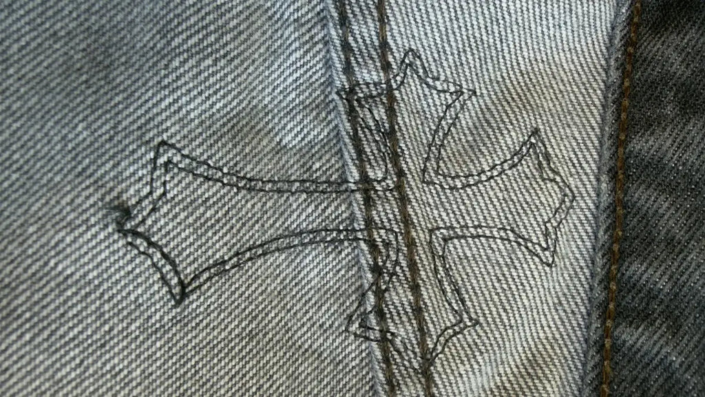 Chrome Hearts Cross Patch Denim Jeans Size 31 Chrome Hearts