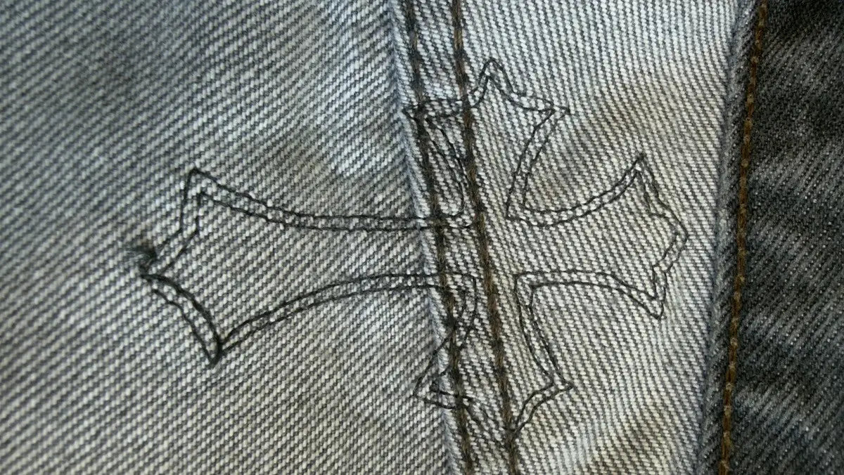 Chrome Hearts Cross Patch Denim Jeans Size 31 Chrome Hearts