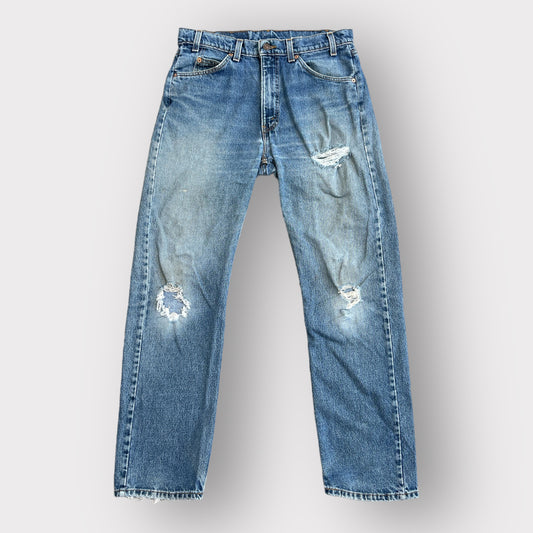 1980s Levi's 550 Orange Tab Denim Jeans
