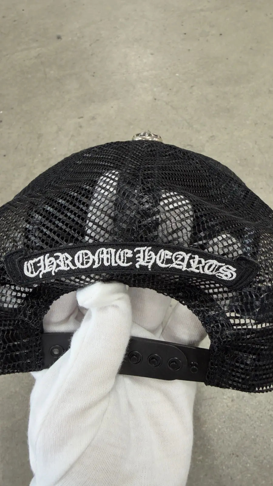Chrome Hearts Letter-Patch Trucker Hat