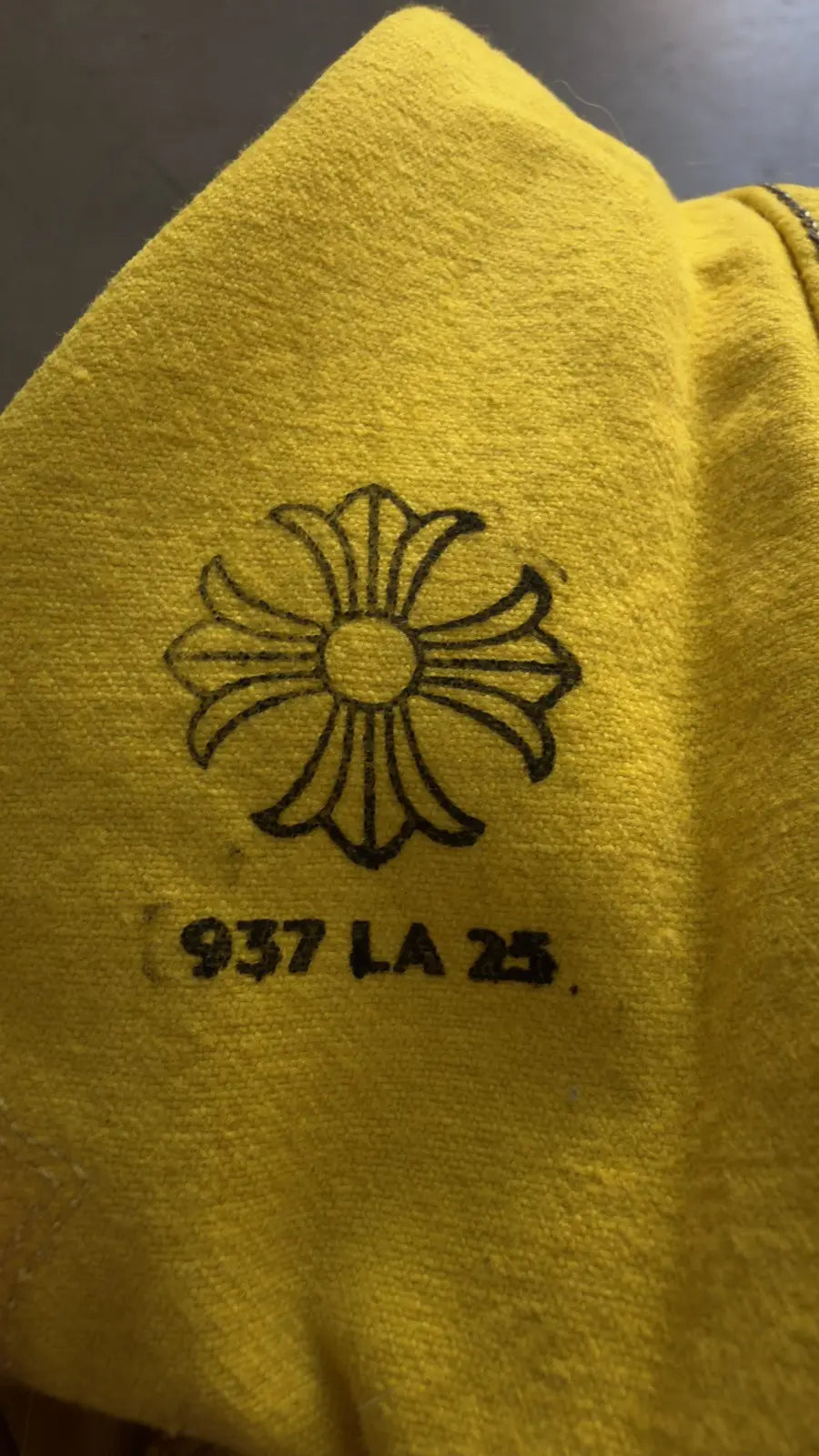 Chrome Hearts Yellow Cross Patches Levi’s Jeans