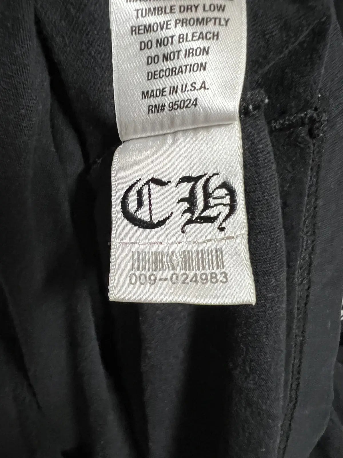 Chrome Hearts Triple Cross Horseshoe T-Shirt Black