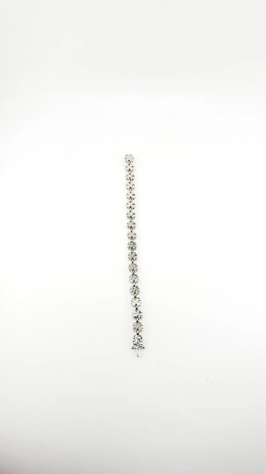 Chrome Hearts 18K White Gold Tiny Plus Link Bracelet Chrome Hearts