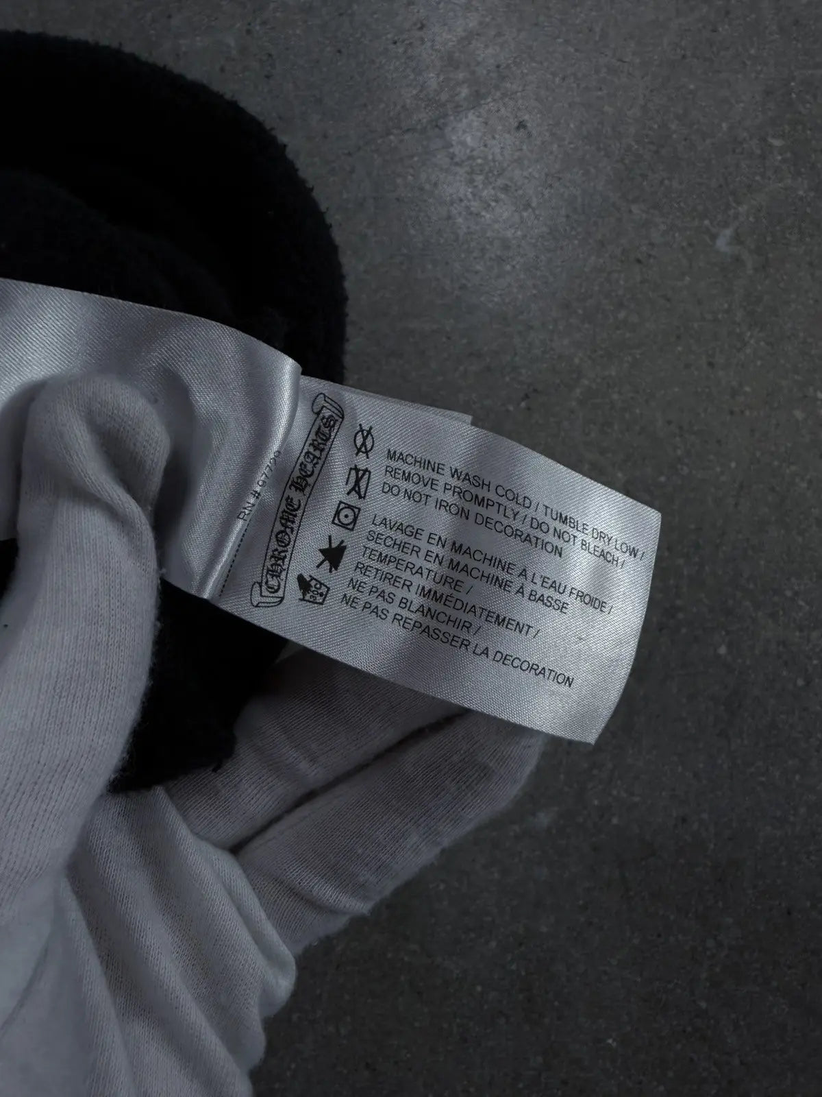 Chrome Hearts Cross Logo Zip Up Hoodie Black/Multicolor