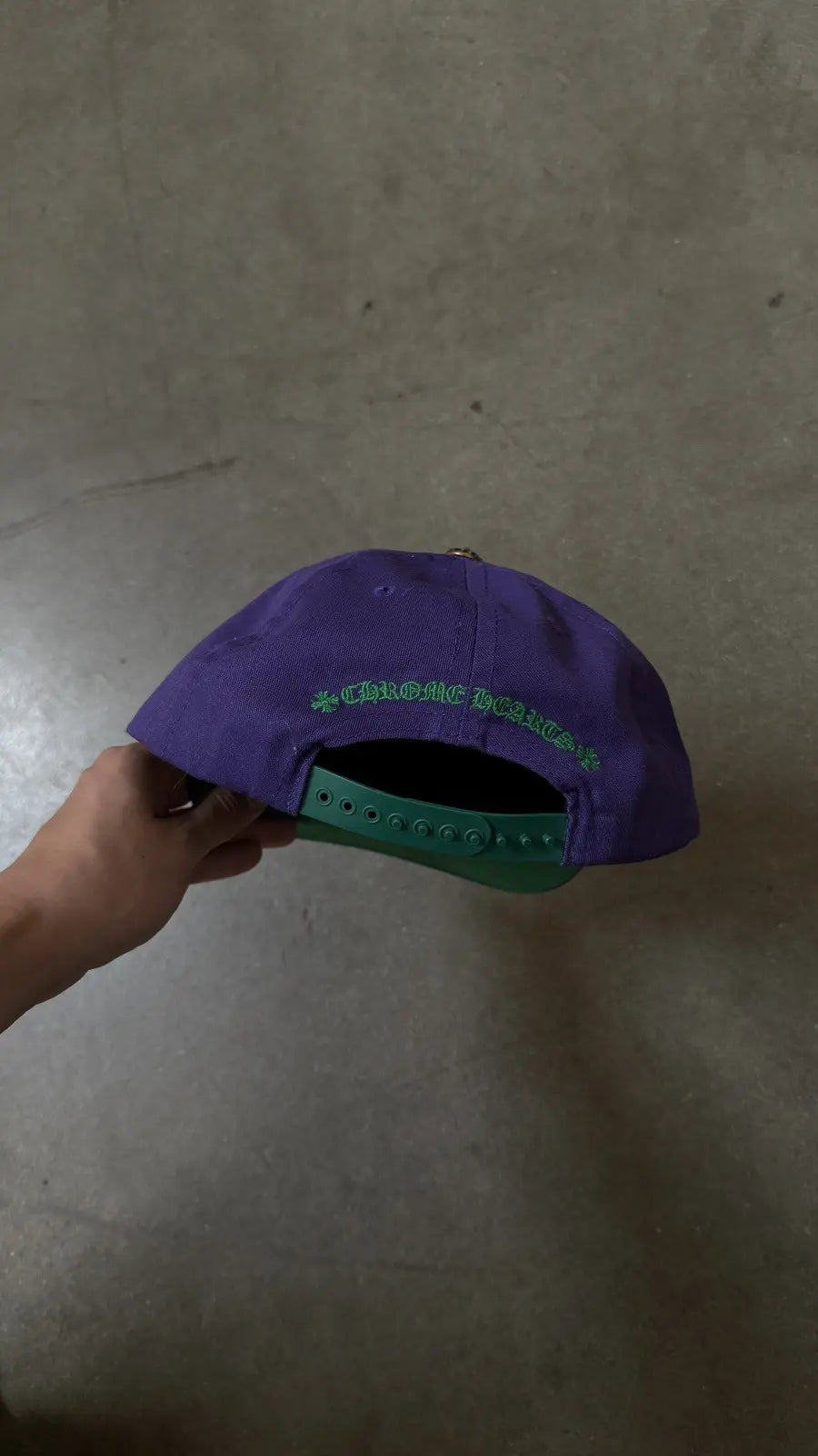 Chrome Hearts CH Baseball Cap Purple/Green