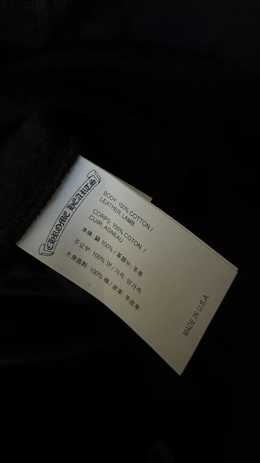 CHROME HEARTS Exclusive Hoodie signed by Laurie Stark