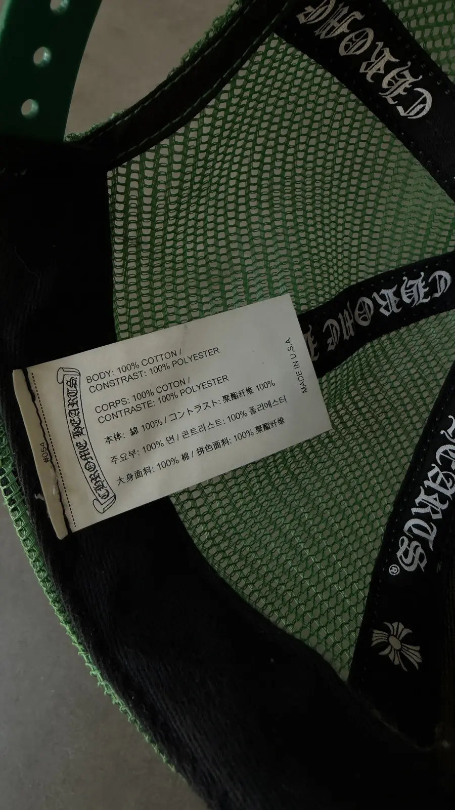 Chrome Hearts Hollywood Green Tucker Hat