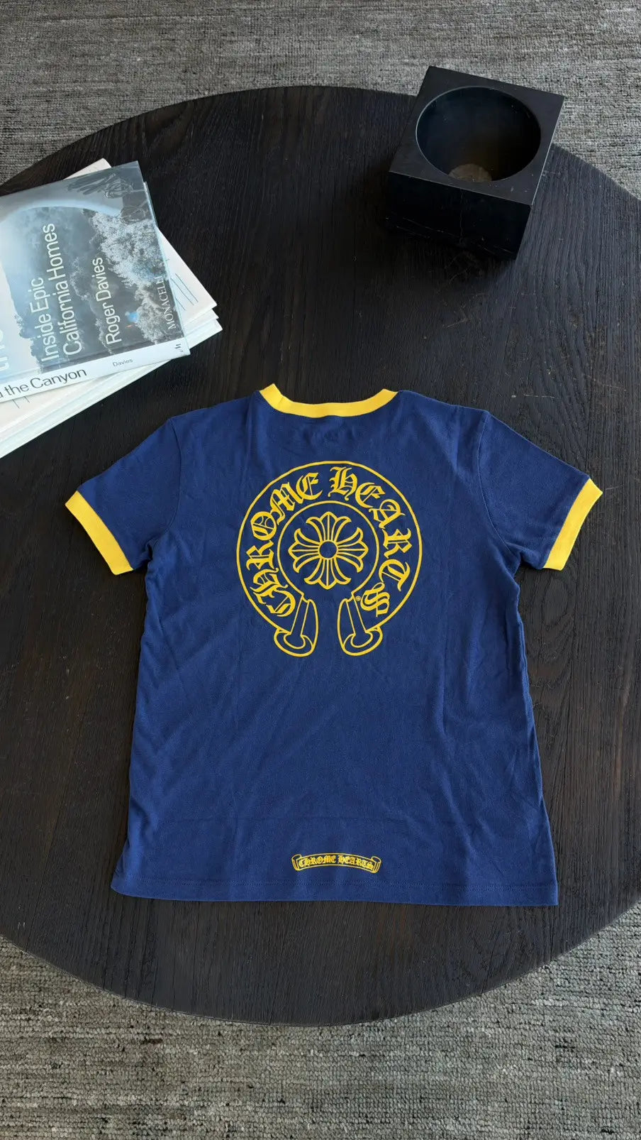 Chrome Hearts Roller Skates Horseshoe T-Shirt Size S Chrome Hearts