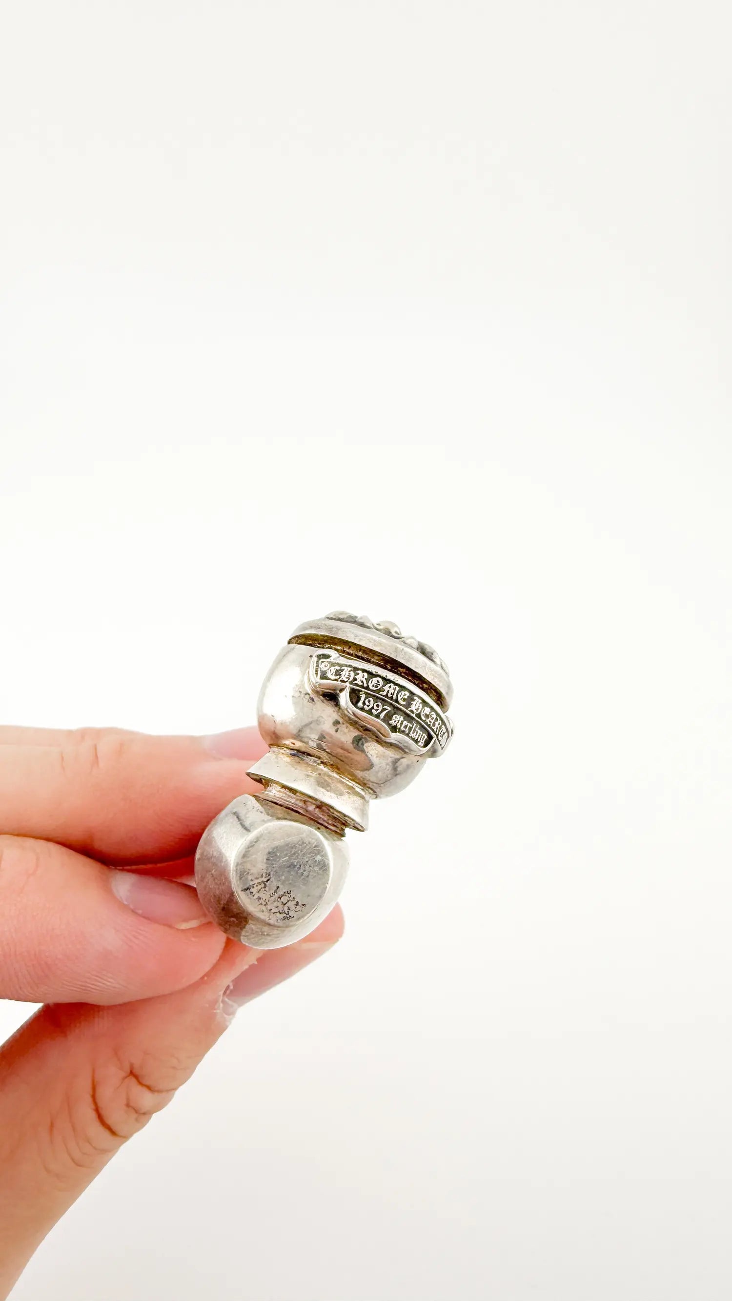 Chrome Hearts Silver Three Piece Pipe