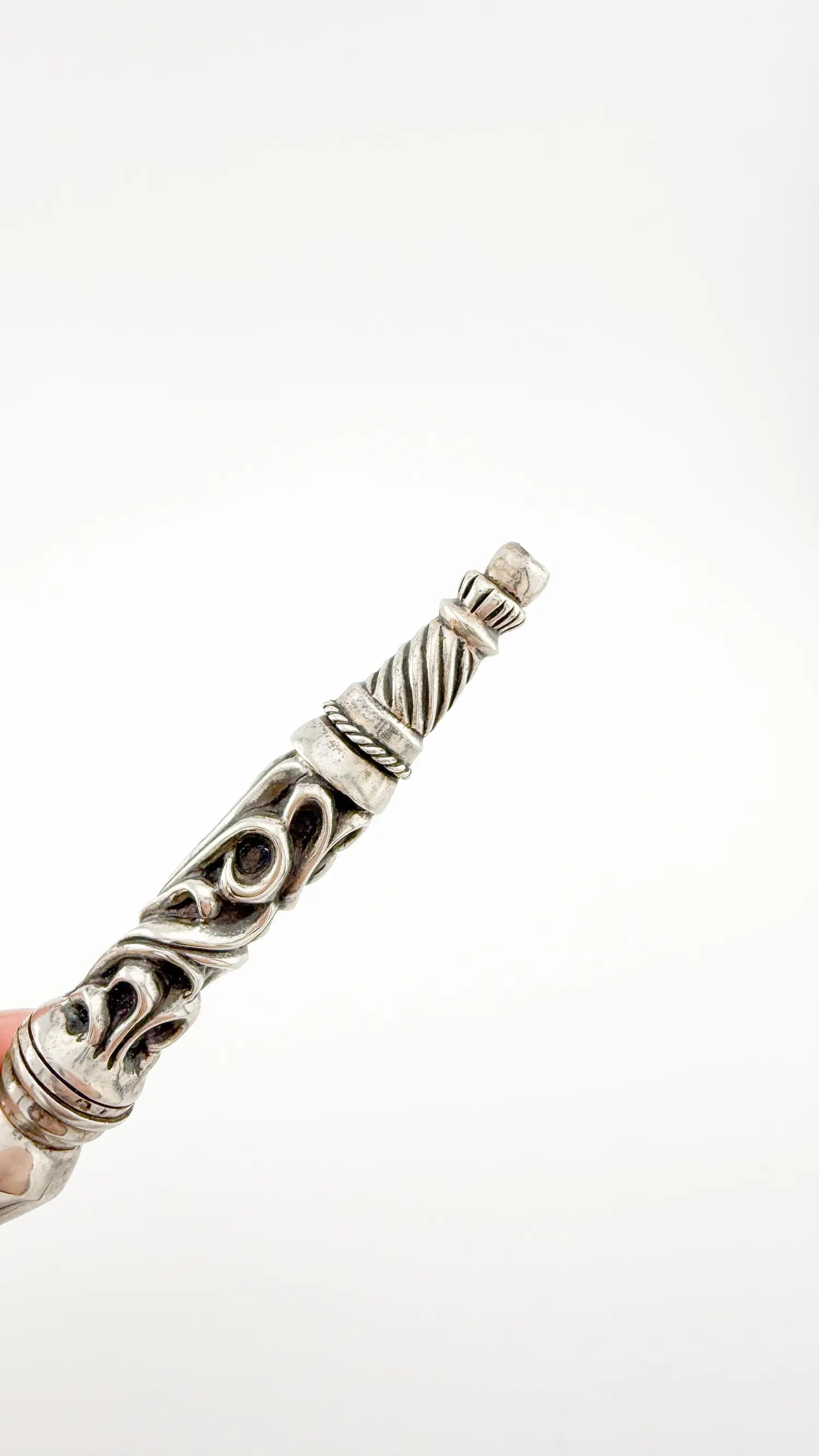 Chrome Hearts Silver Three Piece Pipe