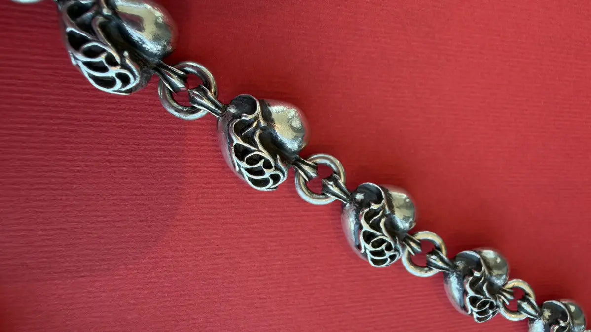 Chrome Hearts Vine Heart Wallet Chain Chrome Hearts