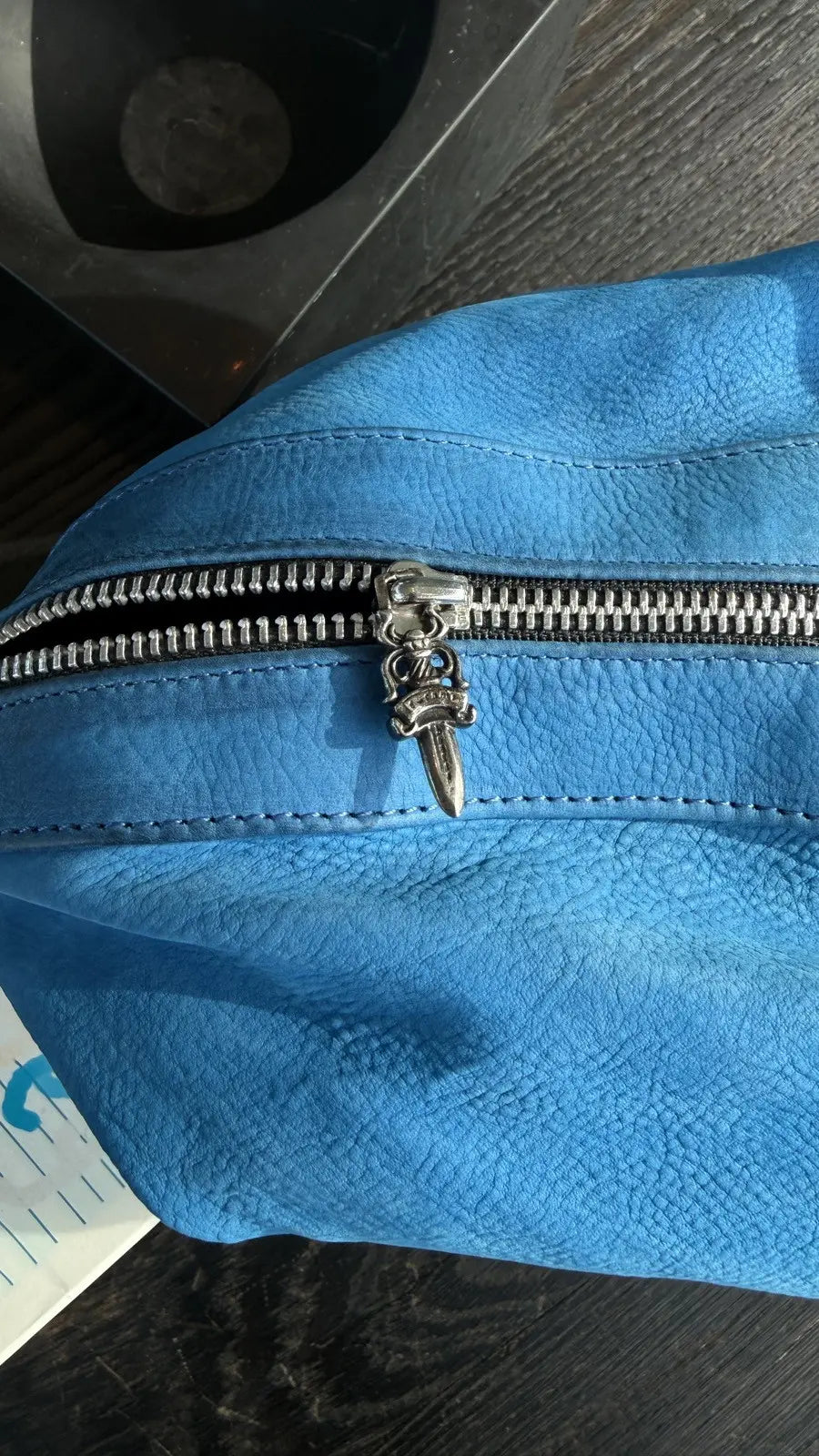 Chrome Hearts Patch Lyon Dagger Suede Weekend Bag Chrome Hearts