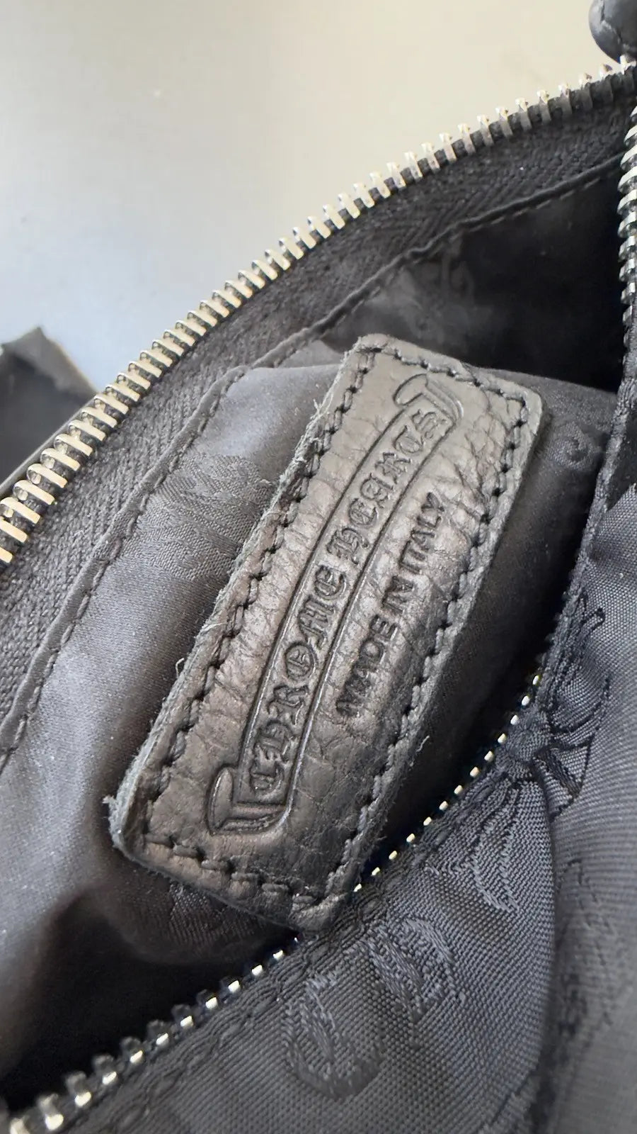 Chrome Hearts Nylon Tonal Monogram Cross Bag