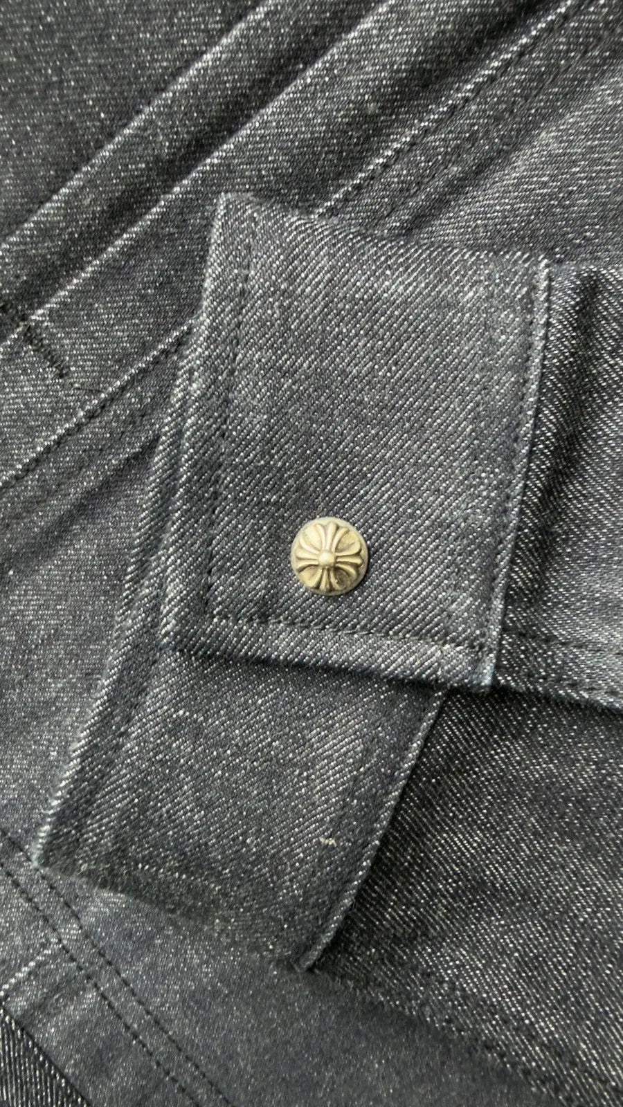 Chrome Hearts Kristian Stark "KS" Cut Denim Jacket