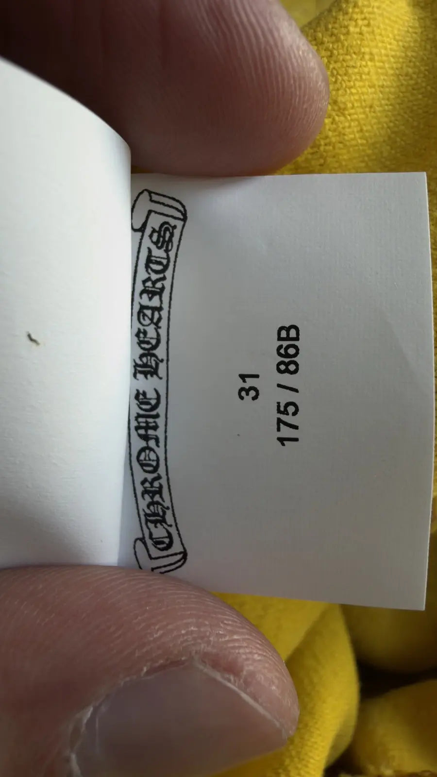 Chrome Hearts Yellow Cross Patches Levi’s Jeans