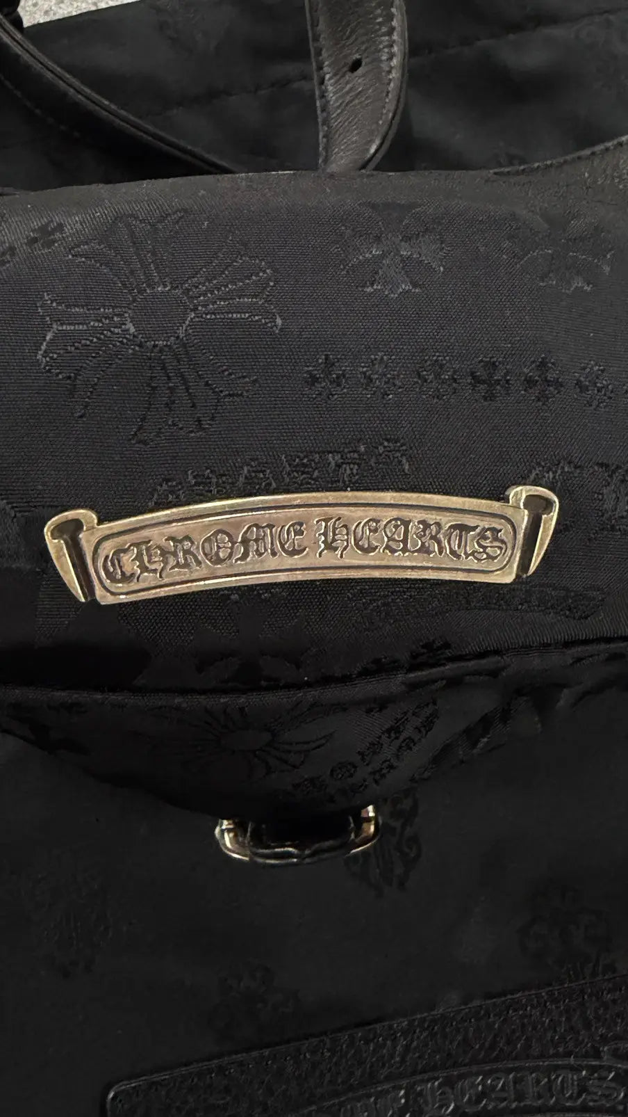 Chrome Hearts Nylon Stencil Snatpack Waist Bag