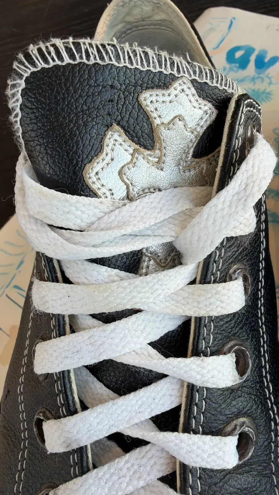 Chrome Hearts Leather Converse Low-Top Sneaker Size 10.5 Chrome Hearts