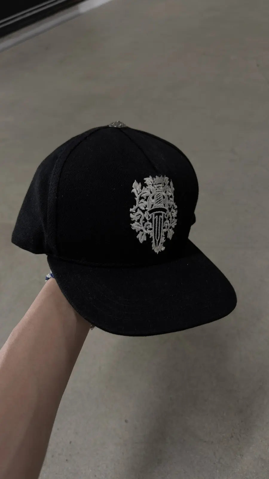 Chrome Hearts Dagger Denim Baseball Hat