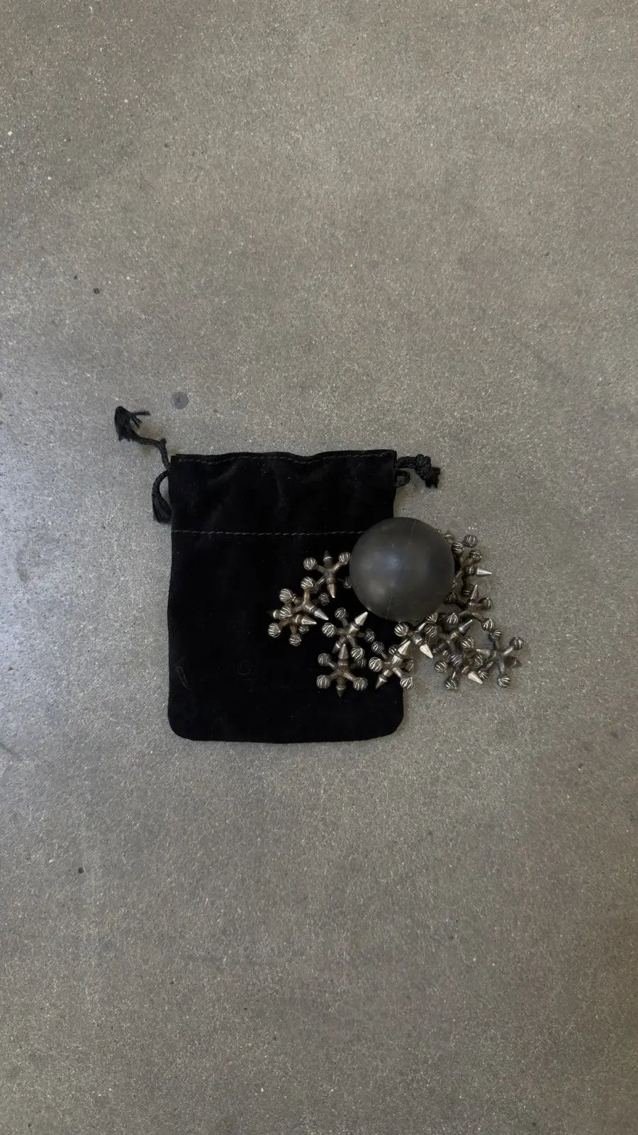 Chrome Hearts Silver Jacks Game Set