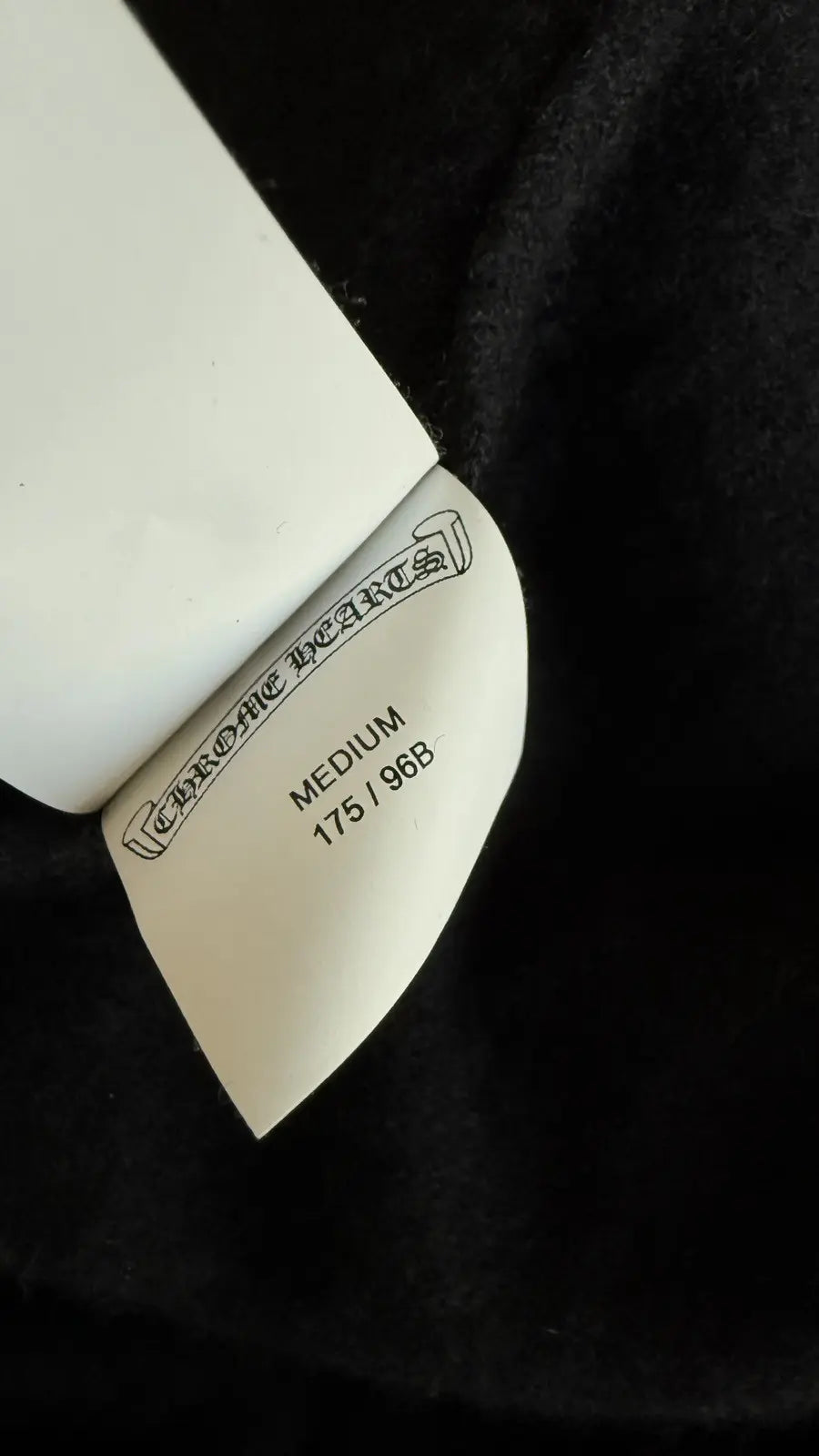 Chrome Hearts Cashmere Leather Cross Zip-Up Hoodie