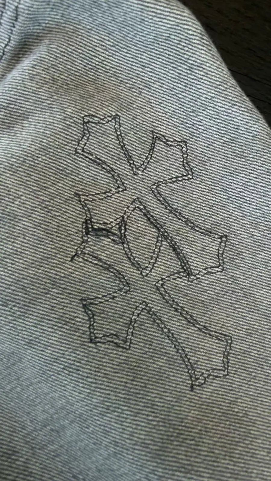 Chrome Hearts Cross Patch Denim Jeans Size 31 Chrome Hearts