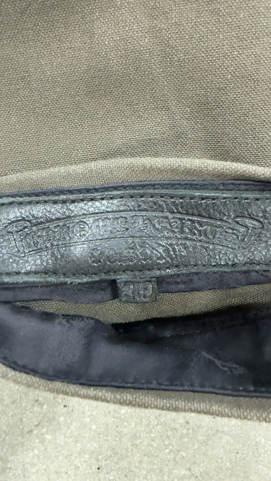 Chrome Hearts Flooded Back Patches Carpenter Pants