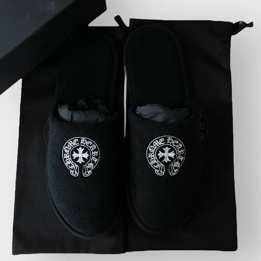 Chrome Hearts Horseshoe Slippers - Size M