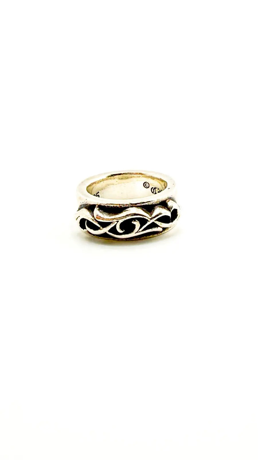Chrome Hearts Double Narrow Vine Ring Size 6