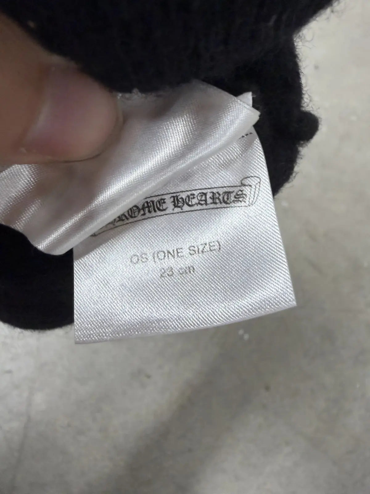 Chrome Hearts Plus Cross Beanie Black