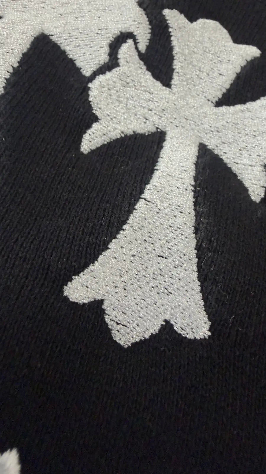 Chrome Hearts Embroidered Half-Zip Sweatshirt