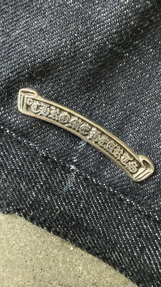 Chrome Hearts Kristian Stark "KS" Cut Denim Jacket