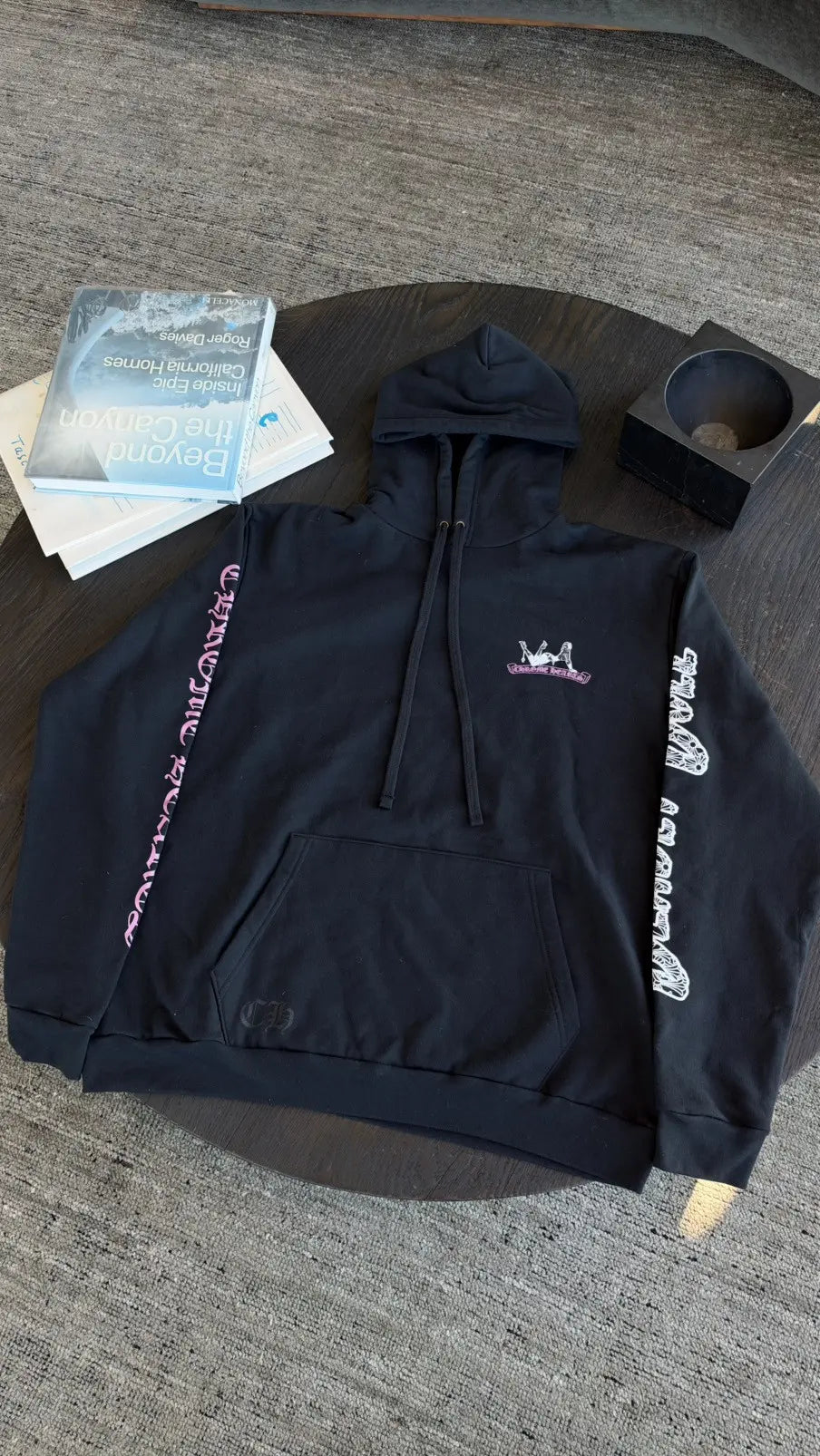 Chrome Hearts × Deadly Doll Black Hoodie Size XL Chrome Hearts