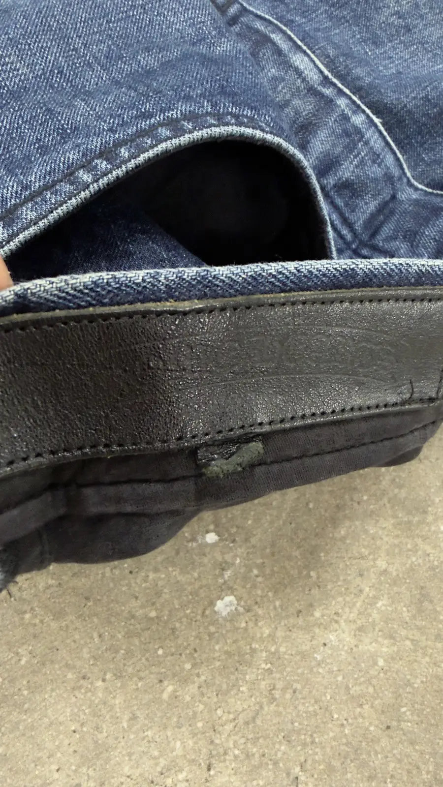 Chrome Hearts Denim Cross Patch Jeans