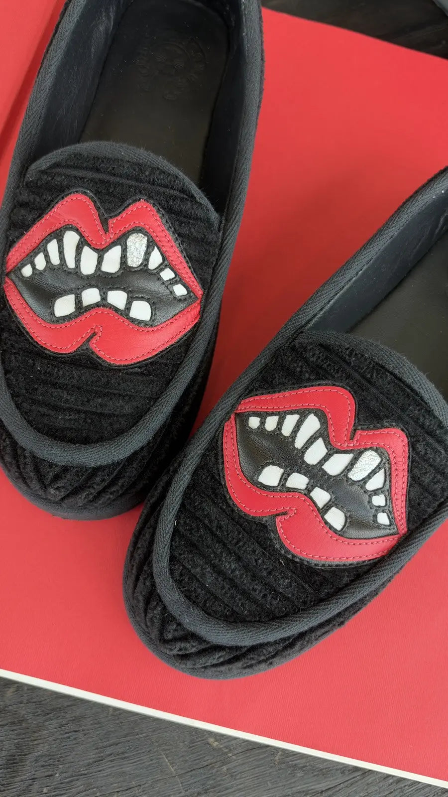 Chrome Hearts x Matty Boy Chomper Patch Slippers Size 41 Chrome Hearts